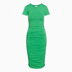 Aritzia (Baboton) Short-Sleeve Green Bodycon Dress